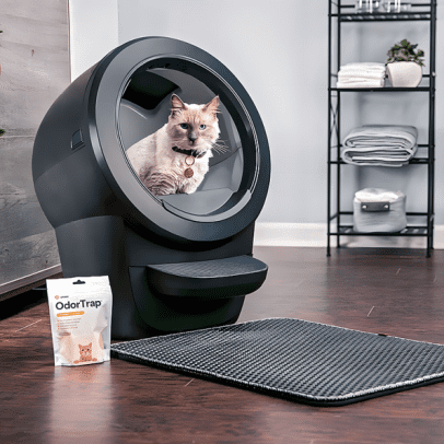 2024 New Self Cleaning Cat Litter Box Black | white. Buy 1 get 1 ver