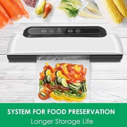New Upgraded Advanced Vacuum Sealing Machine Proton Automatic Sealing Machine Vacuum Food Packaging System for Food Preservation and Storage Dry and Wet Storage Modes