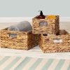 Nesting Banana Leaf Baskets, Multisize, 3-Pack,Natural