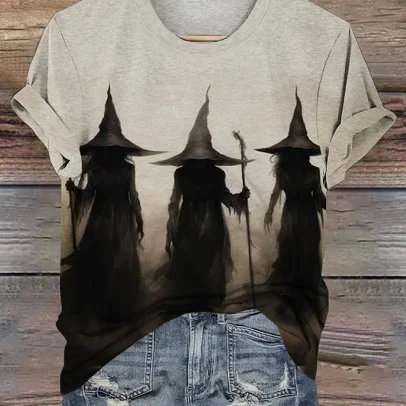 Women's Witch Print Tank Top