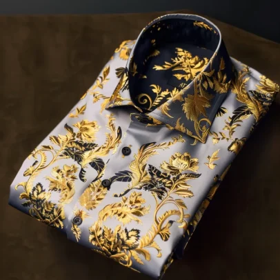 Best Unique Luxe Collection Effortless chic Shirt High Elasticity men's printed shirt