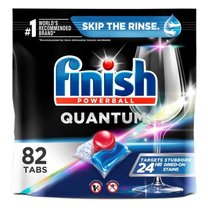 FinishQuantum82ctDishwasher DetergentPowerballUltimate Clean & ShineDishwashing TabletsDish Tabs (Packaging May Vary)