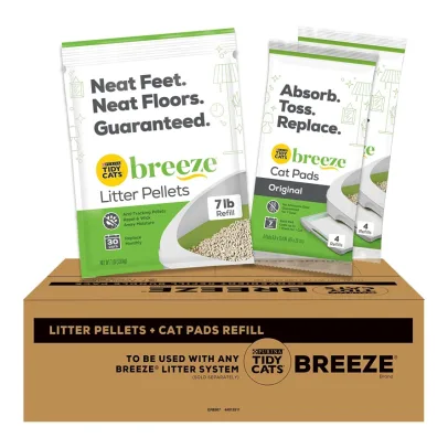Purina Tidy Cats Breeze Litter System Cat Refill Bundle7.91 lb. Box