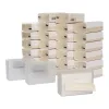 DrDirt Bamboo Facial Tissue Bulk 3 Ply 110 Count Individual Travel Packs Necessities Bulk 27 Packs with 3 Eco Wall Mounted Dispenser Box Cover Holder