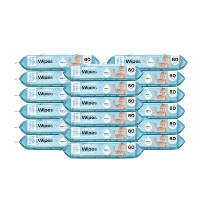 Hello Bello Unscented Baby Wipes I Plant Based Wipes for Sensitive Skin Made with 99% Water and Aloe for Babies and Kids I 1080 Count