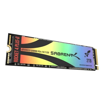 SABRENT Rocket 4 Plus-G 2TB Advanced Gaming M.2 PCIe NVMe SSD, up to 7GBps (SB-RKTG-2TB)