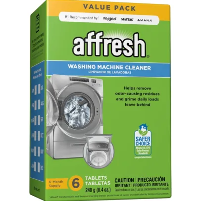 Affresh Washing Machine Cleaner, Cleans Front Load and Top Load Washers, Including HE, 6 Tablets